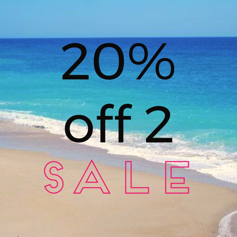 20% off 2 SALE! 🛍